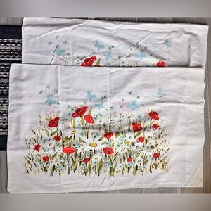 70s Morgan Jones Bonnie Bouquet Standard Pillow Cases